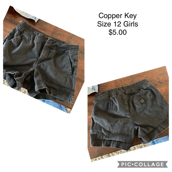 Girls Black Shorts by Copper Key. Size 12 - Picture 1 of 1